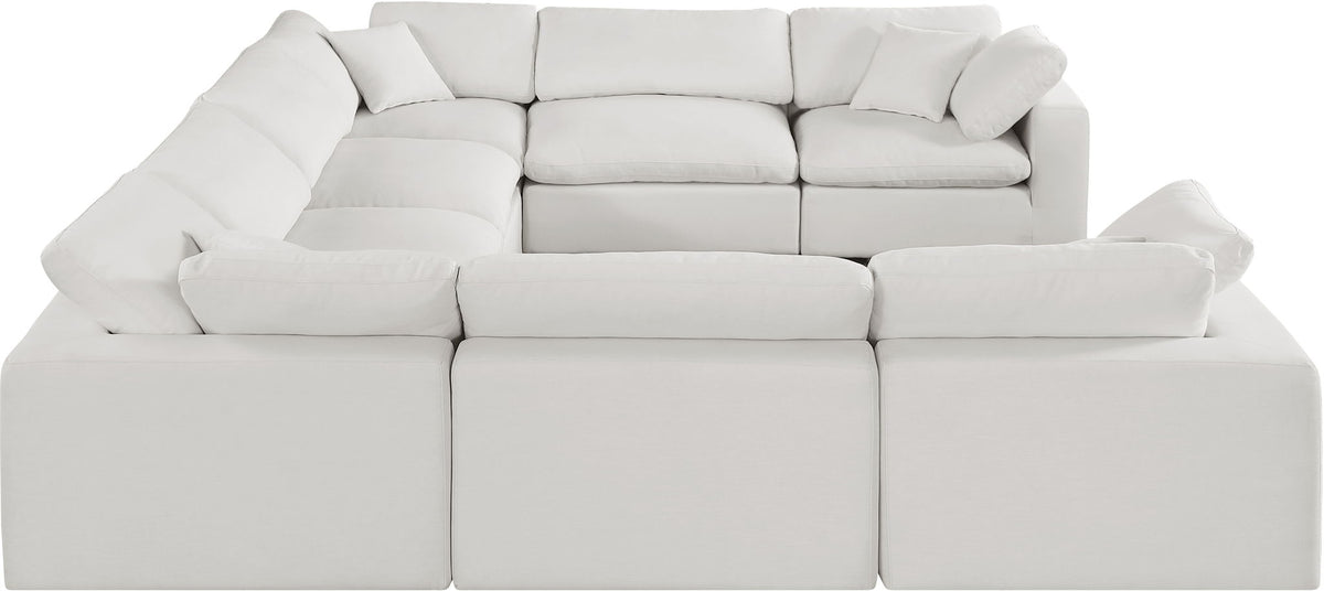Comfy - 8 Piece Linen Modular Sectional