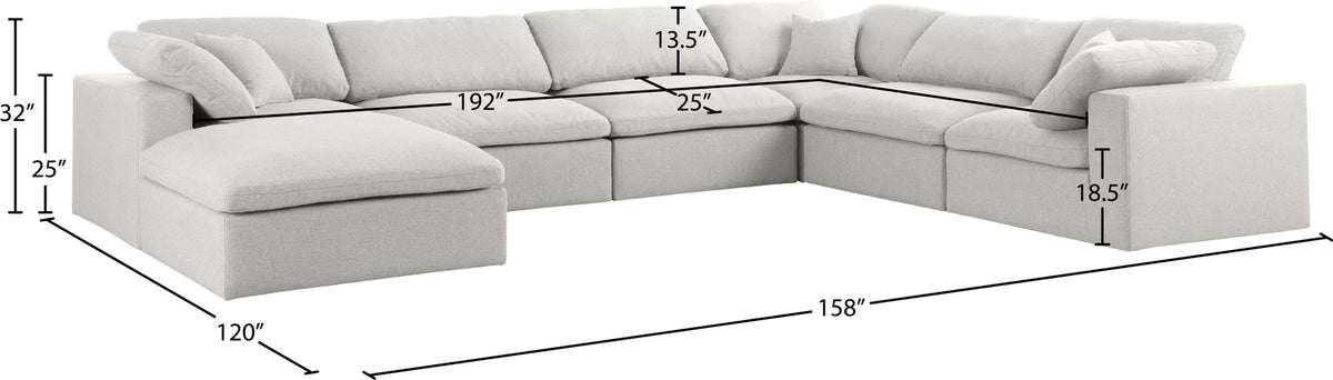 Serene - 7 Piece Modular Sectional