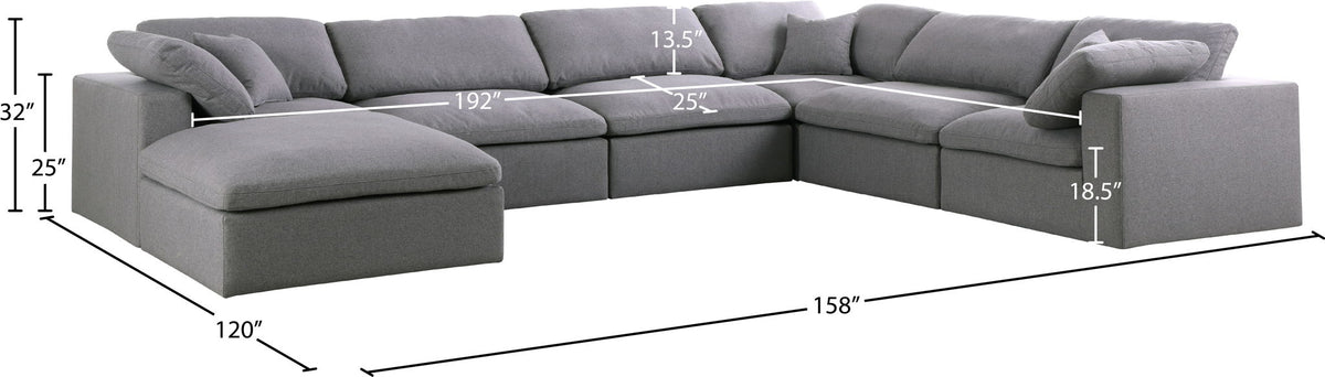 Serene - 7 Piece Modular Sectional