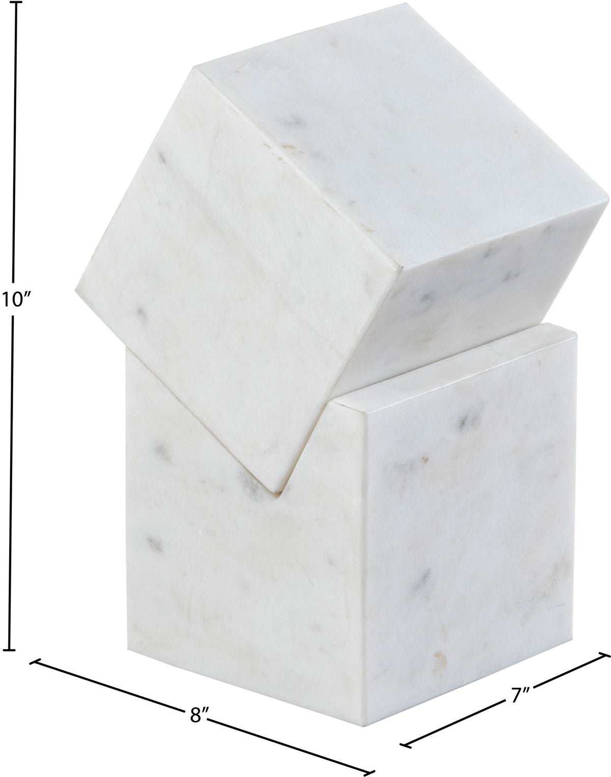 Quad - Marble Decorative Cube