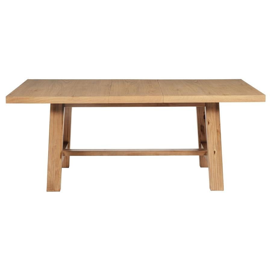 Middleton 6-piece Extension Leaf Dining Set Natural Brown