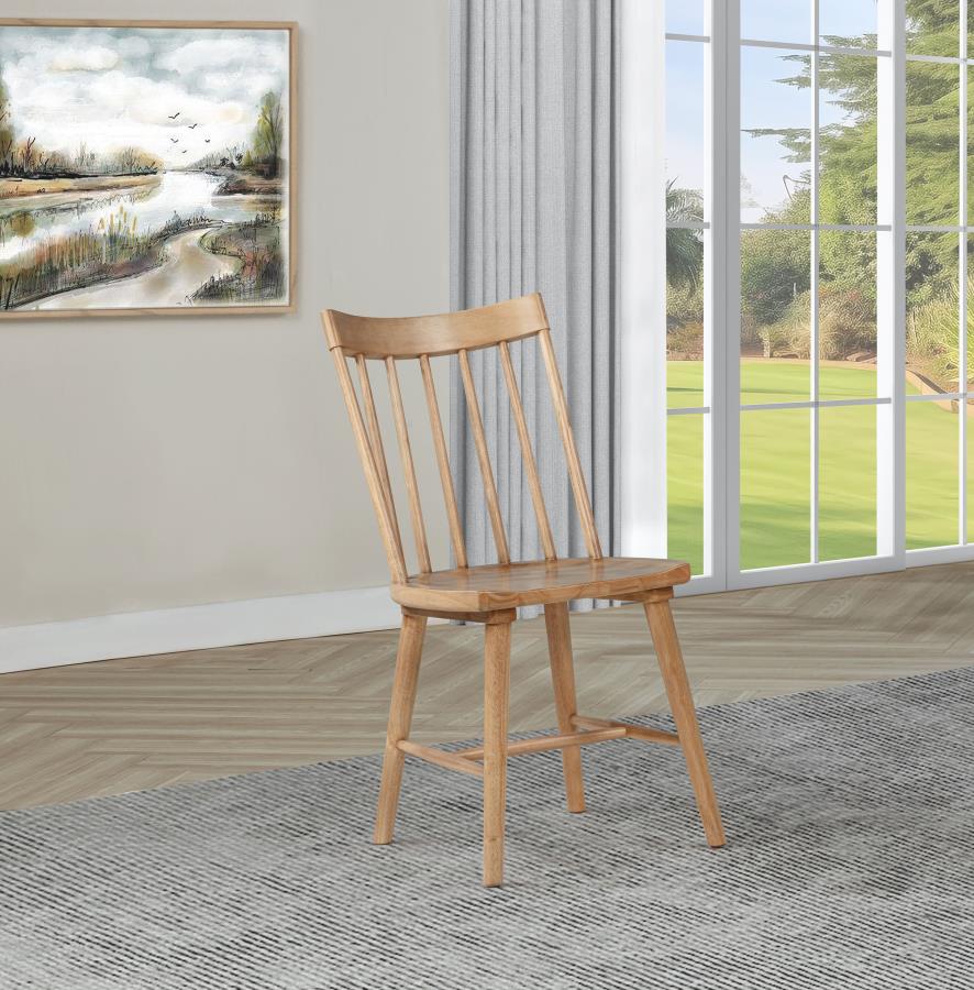 Middleton Solid Wood Dining Side Chair Brown (Set of 2)