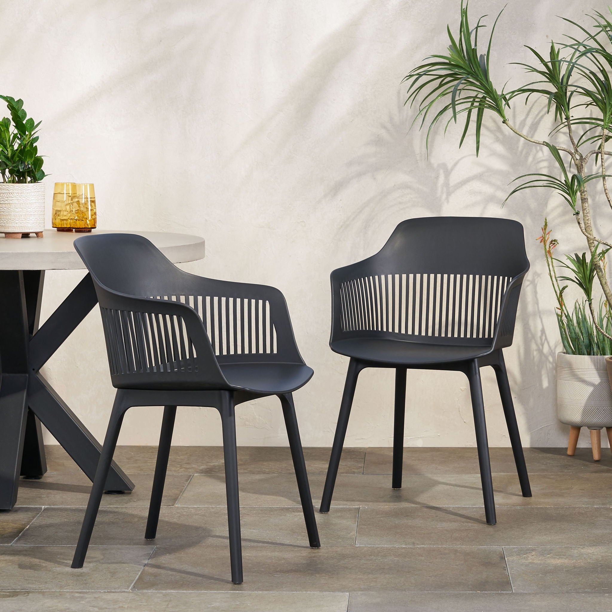 Dahlia - Chair (Set of 2) - Black