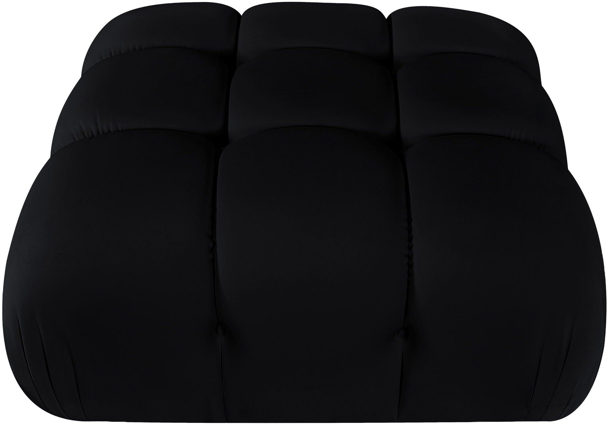 Orin - Velvet Performance Fabric Upholstered Modular Ottoman
