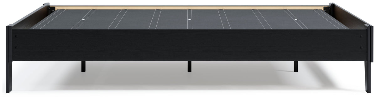 Finch - Queen Platform Bed - Black