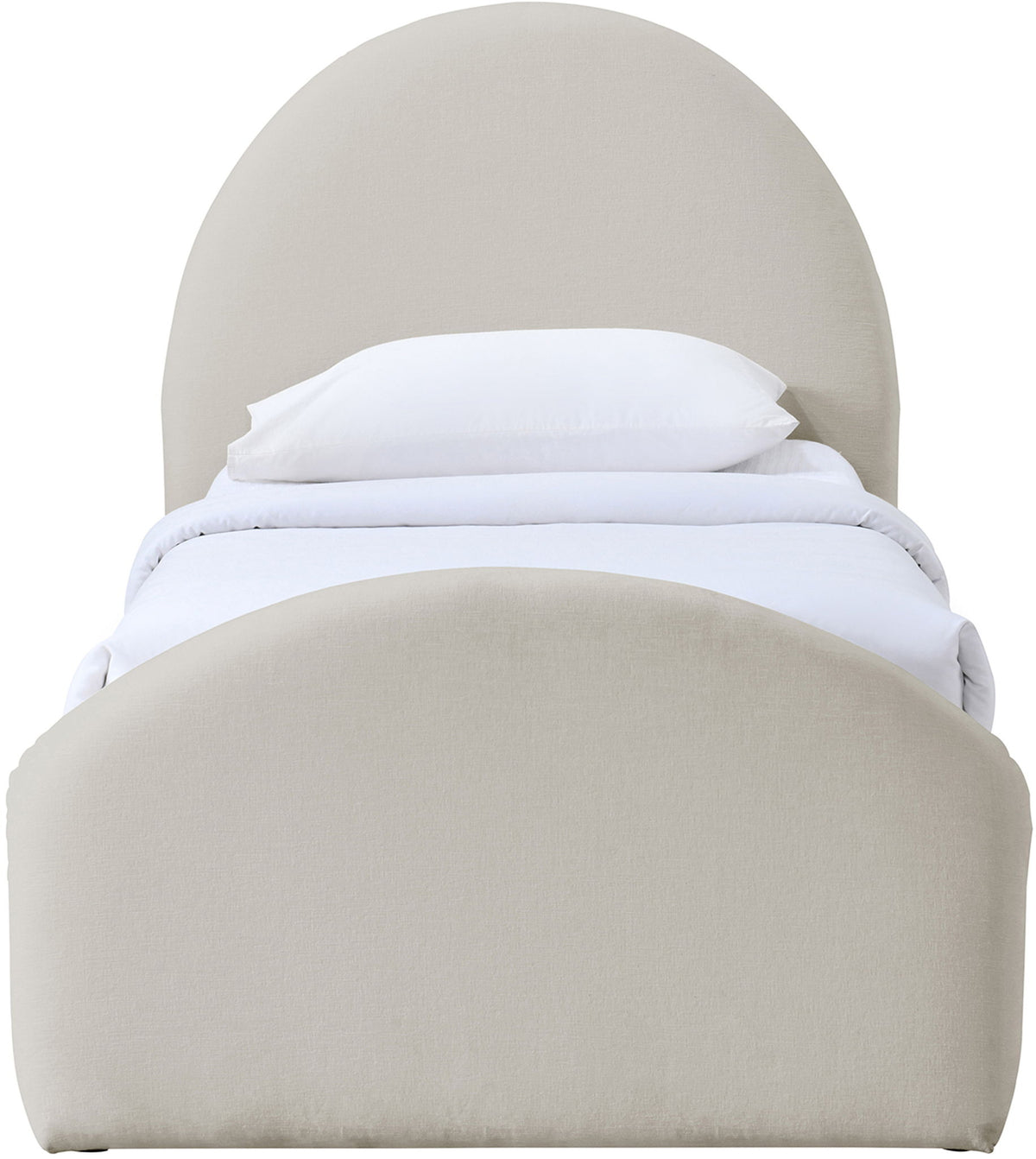 Andaz - Chenille Fabric Upholstered Bed