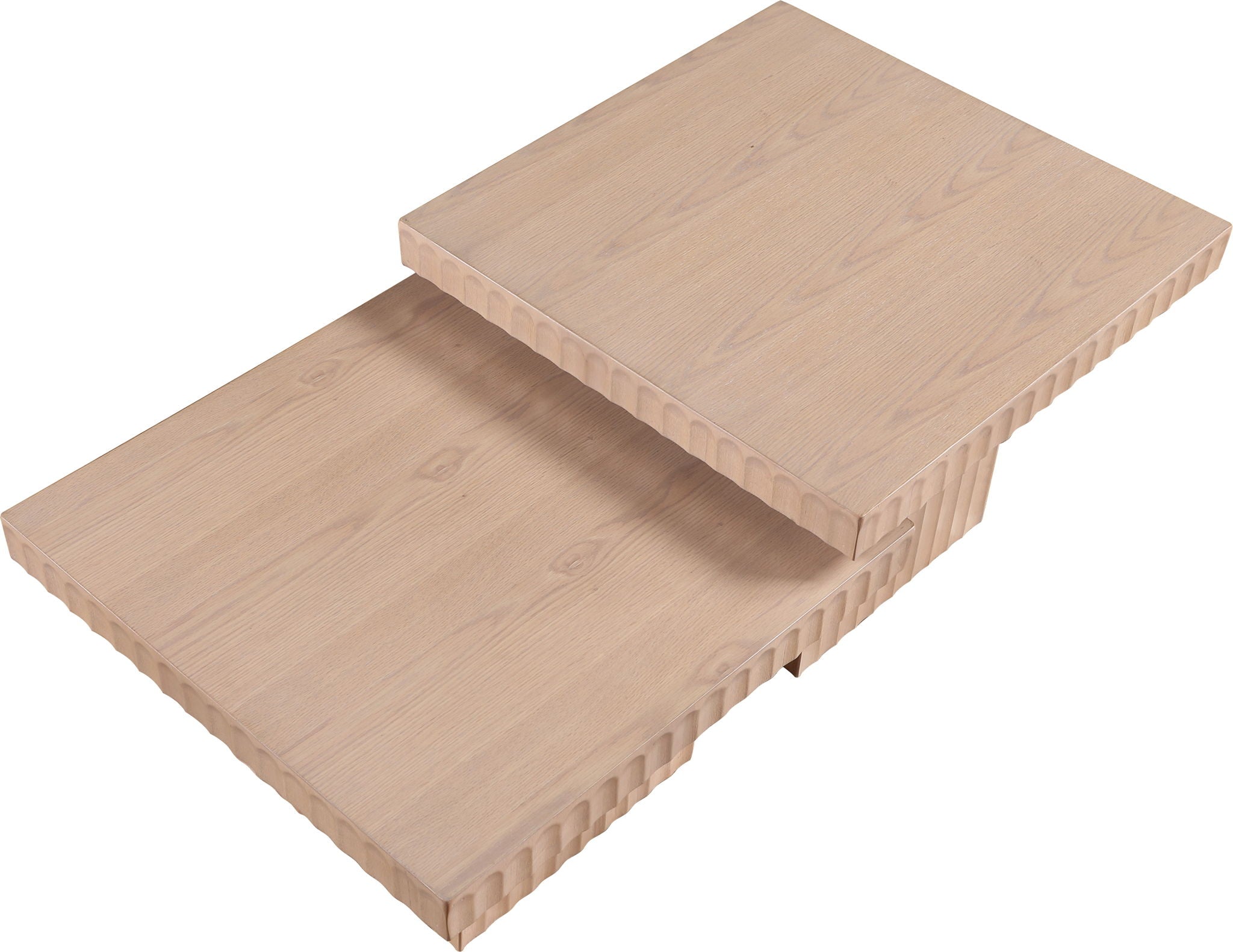 Spencer - 15" Oak Veneer 2 Piece Coffee Table