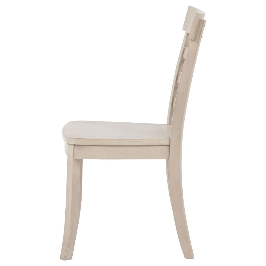 Orrison Ladder Back Dining Side Chair Linen (Set of 2)