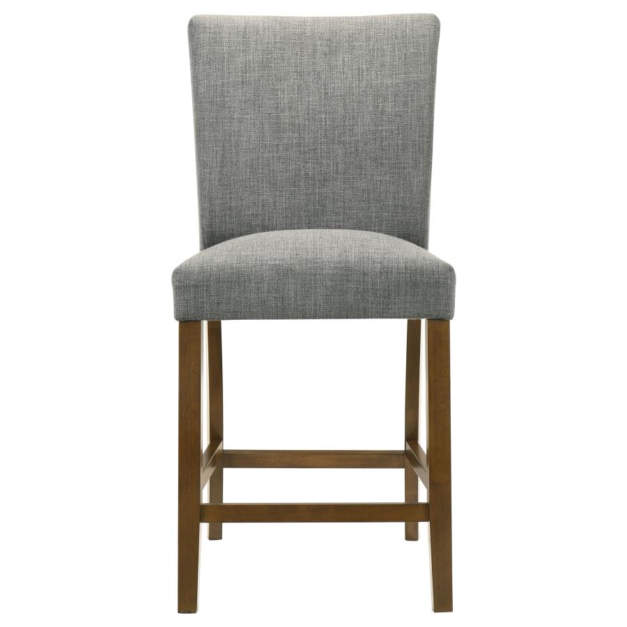 Paxton Upholstered Counter Height Dining Chair Grey (Set of 2)