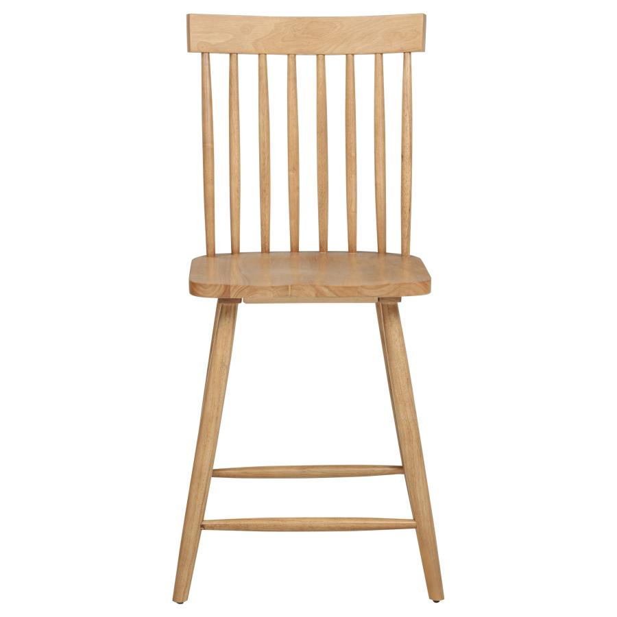 Andrews Windsor Counter Height Dining Side Chair Light Ash (Set of 2)