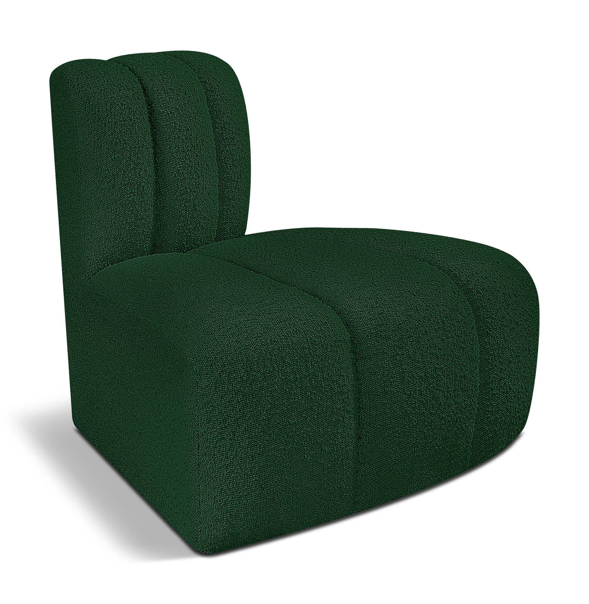 Arc - Boucle Fabric Reverse Corner