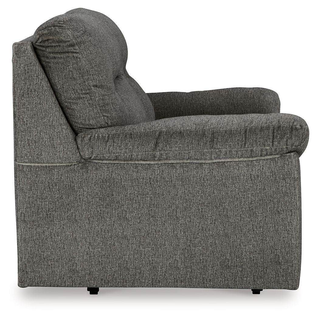 Bindura - Glider Loveseat - Mineral