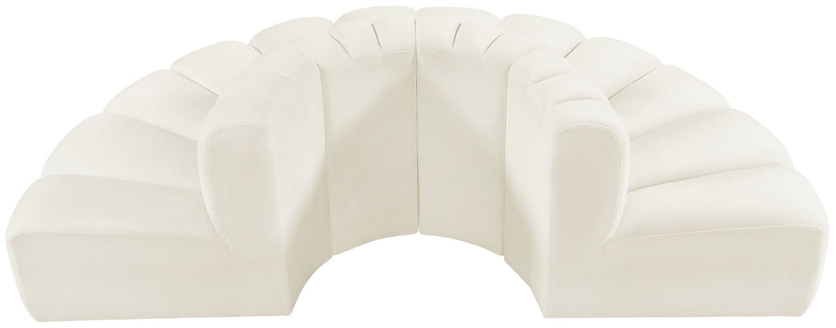 Arc - Velvet 4 Piece Modular Sofa