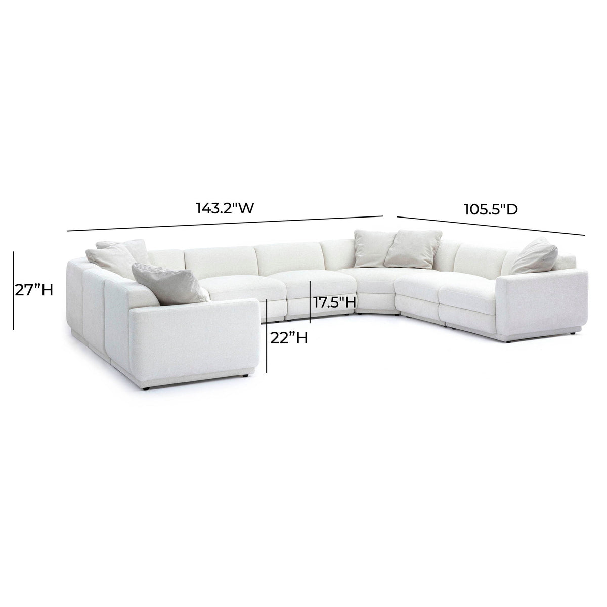 Perry Cream Modular Sectional