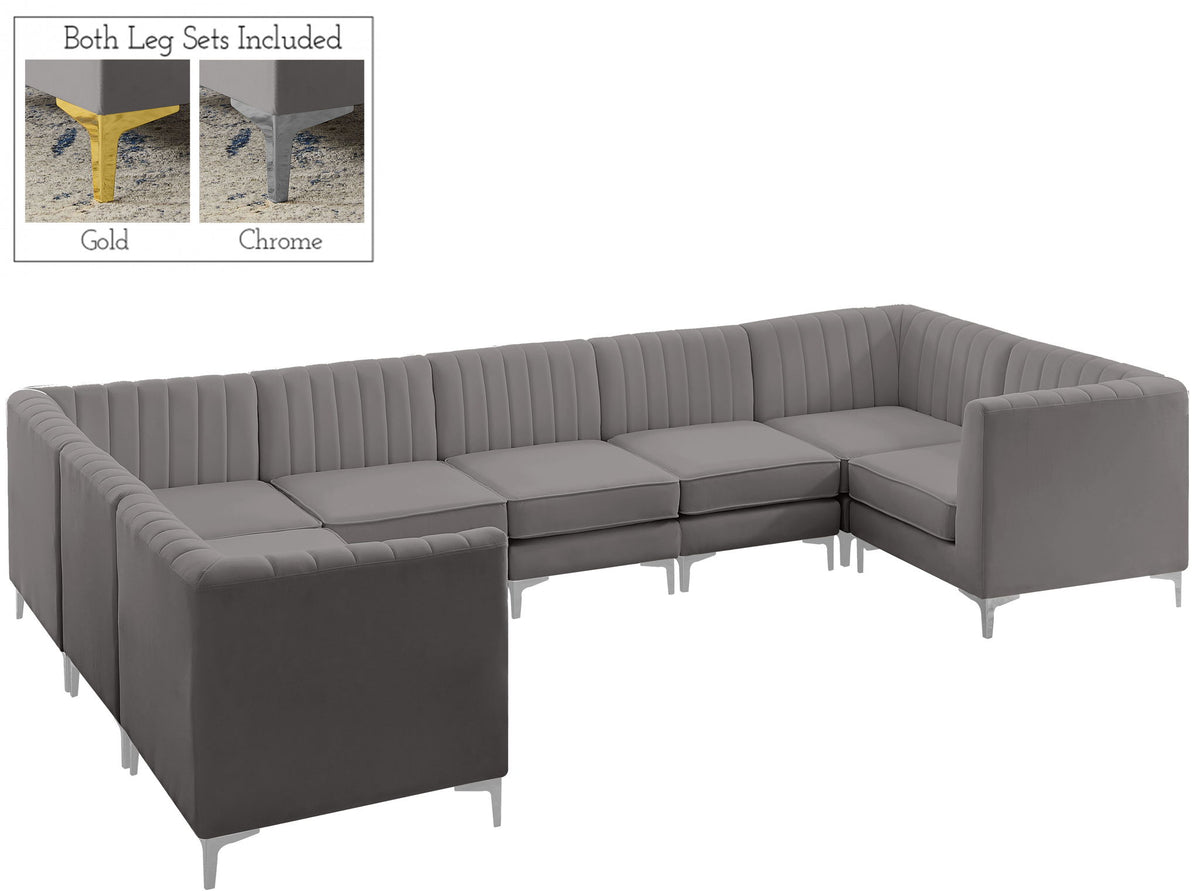 Alina - 8 Piece Modular U-Shaped Sectional