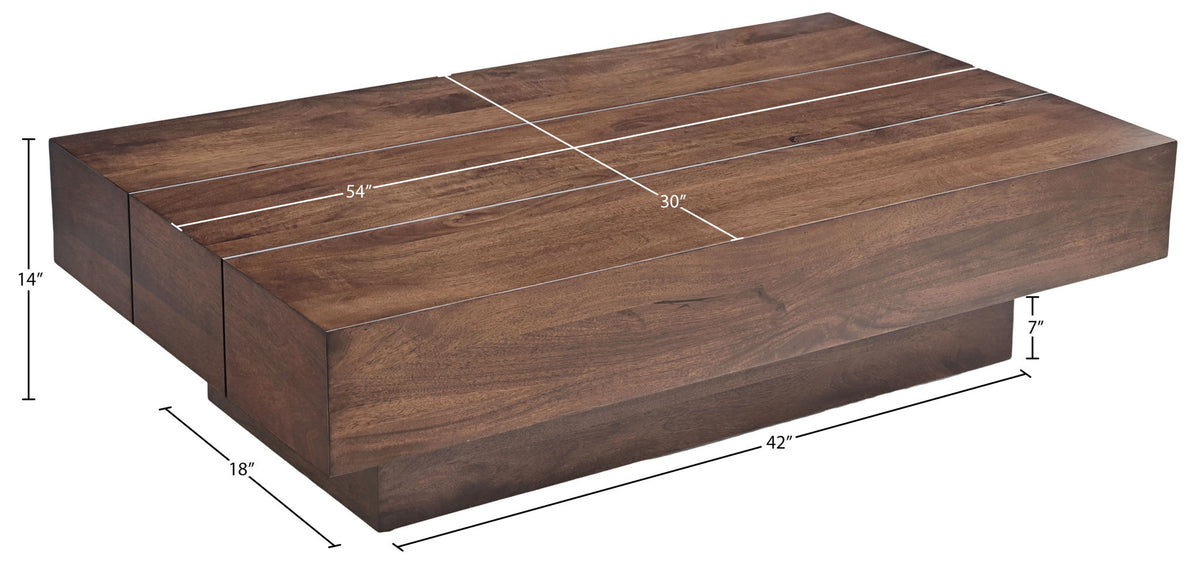 Plank - Mango Wood Coffee Table