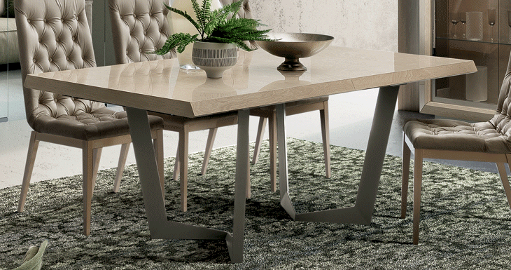 Elite Ivory Extendable Dining Table