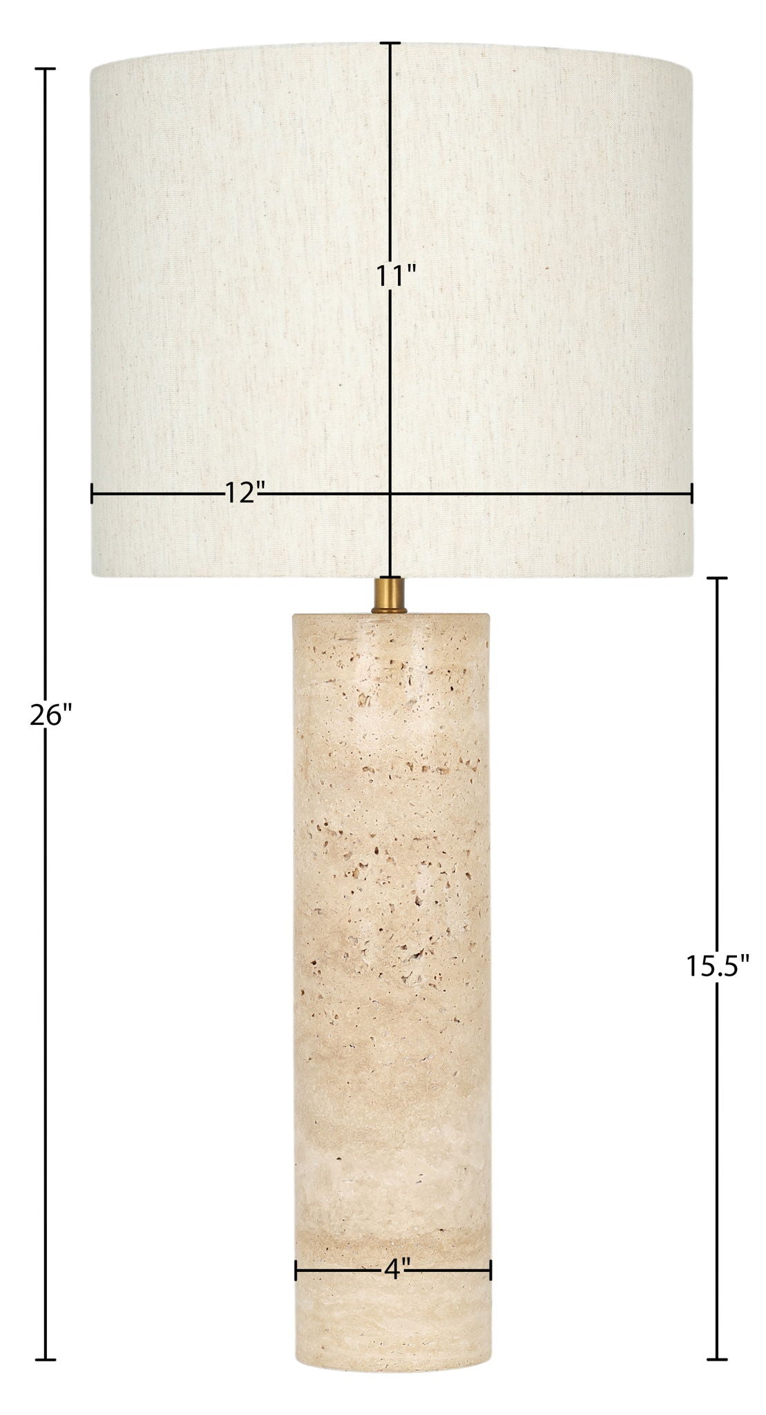 Titan - Textured Fabric Table Lamp