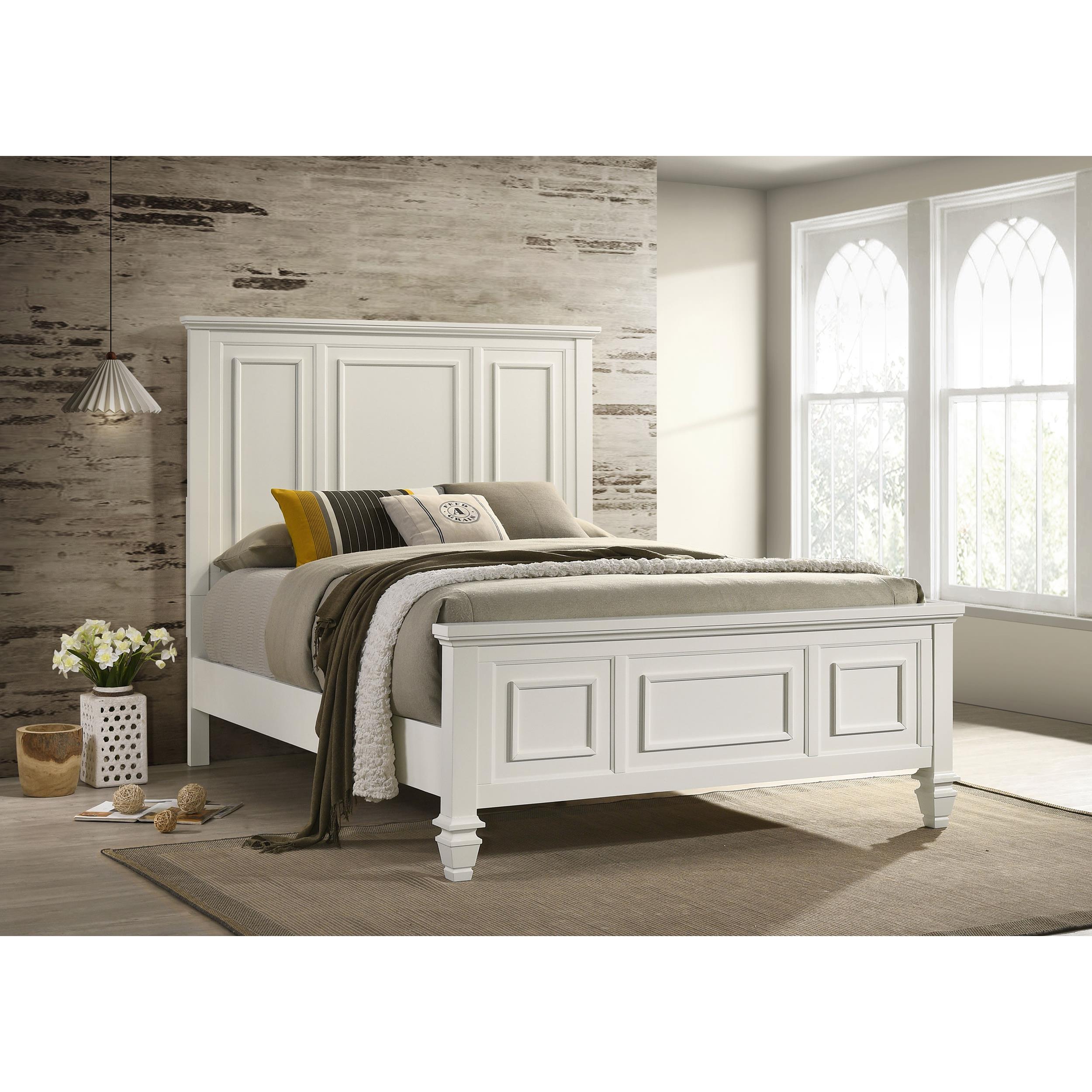 Diamond Modern Furniture COA Sandy Beach Queen Panel Bed 201301Q IMAGE 4