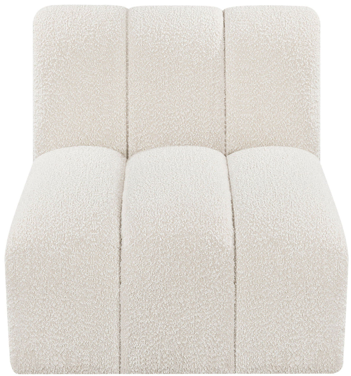 Arc - Boucle Fabric Straight Chair