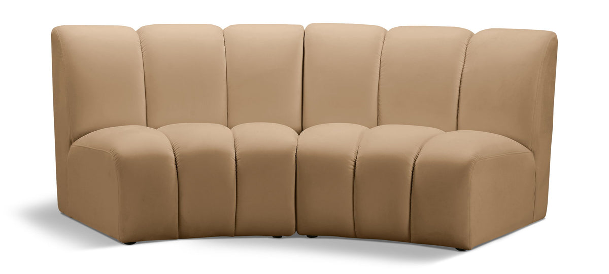 Infinity - 2 Piece Modular Sectional - Camel