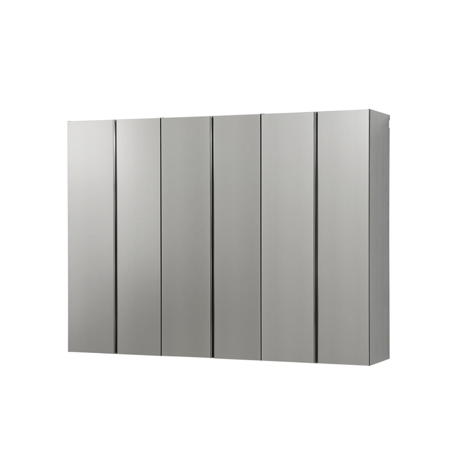 Nova Series - Garage Cabinet Set D, 3 Piece, Soft Closing, Wall Mounted - Metallic Gray