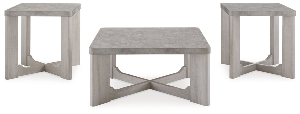 Garnilly - Occasional Table Set (Set of 3) - Whitewash
