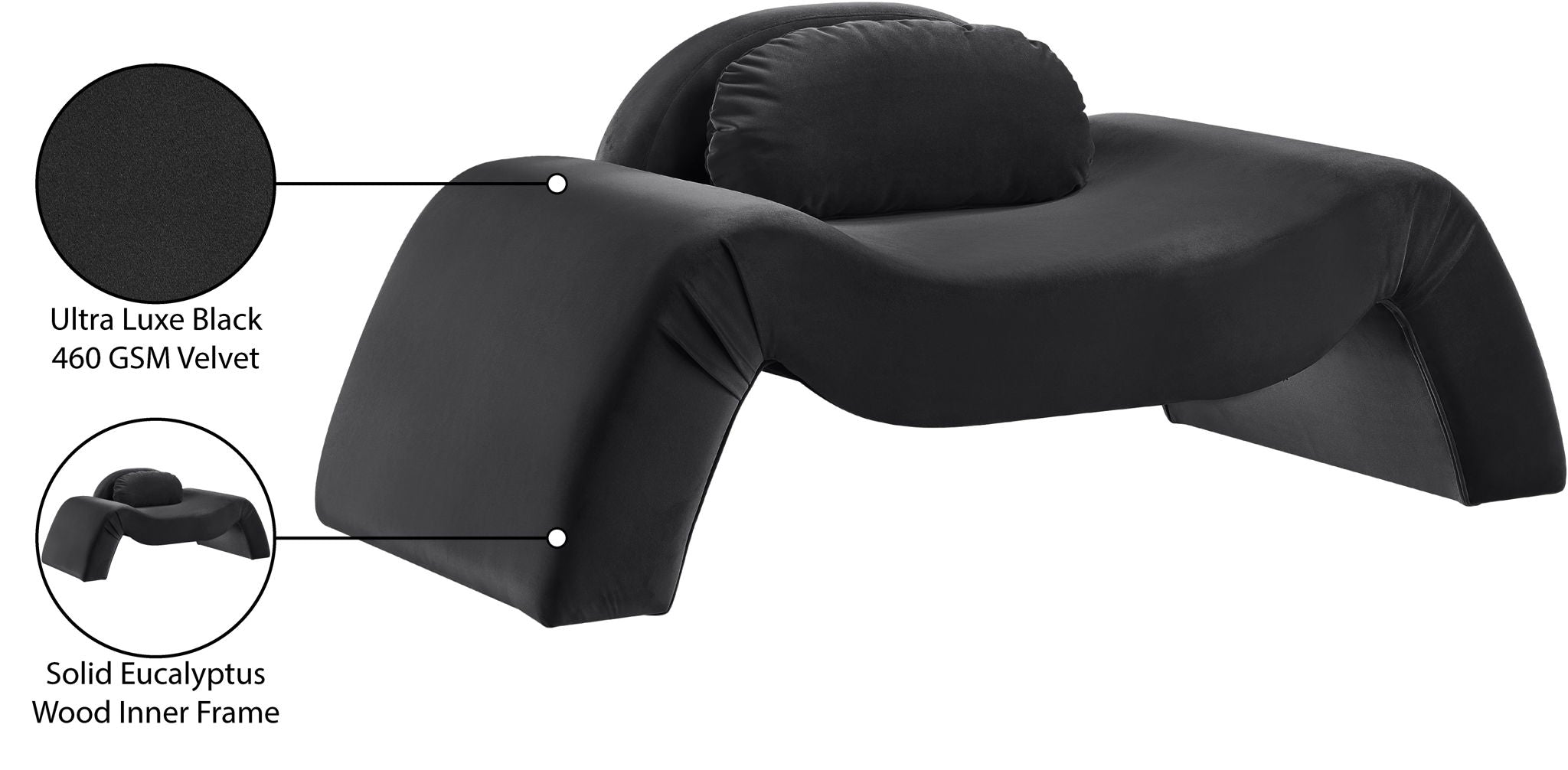 Austin - Velvet Accent Chair