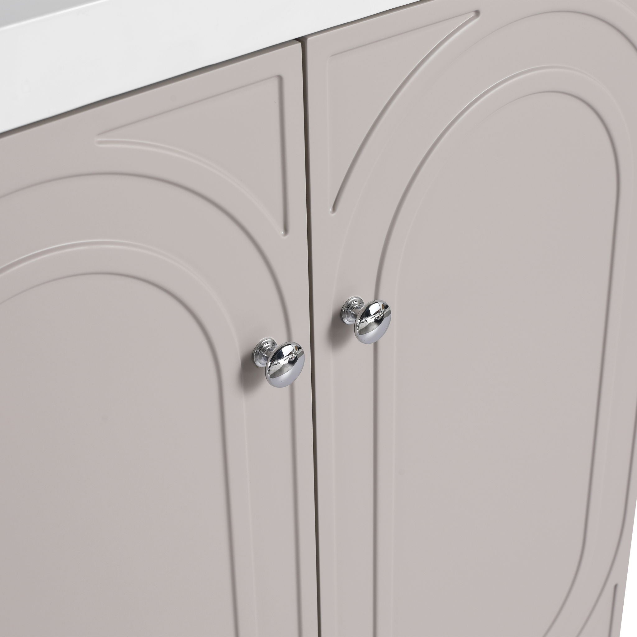 Modern Freestanding Bathroom Vanity With Soft Close Cabinet Doors