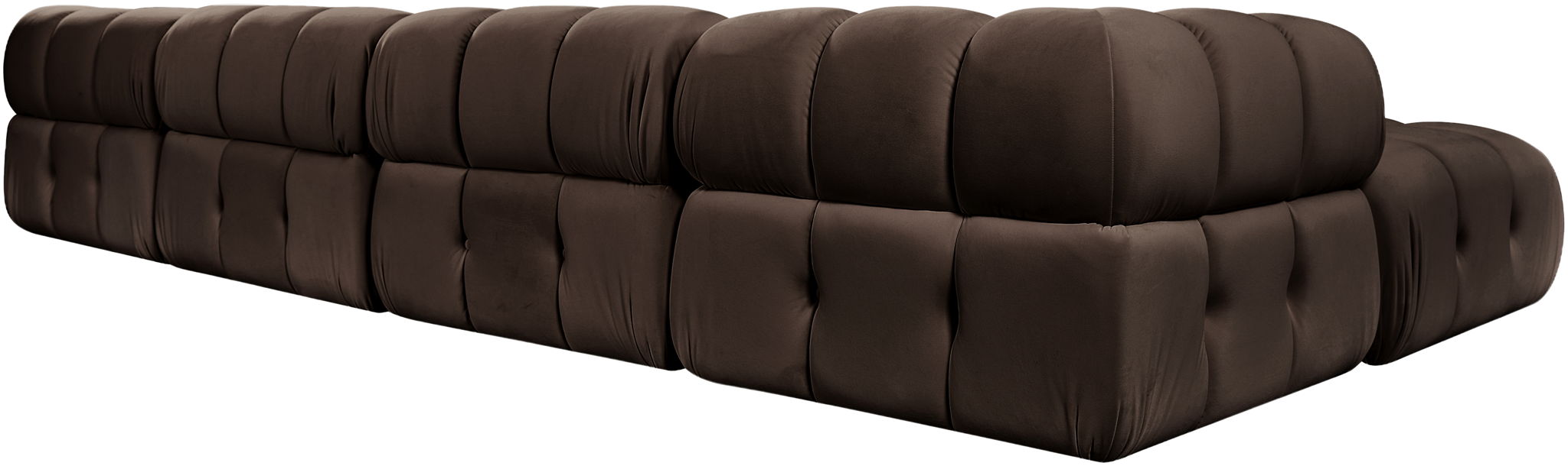 Orin - Velvet 6 Piece Modular Double Chaise Sectional