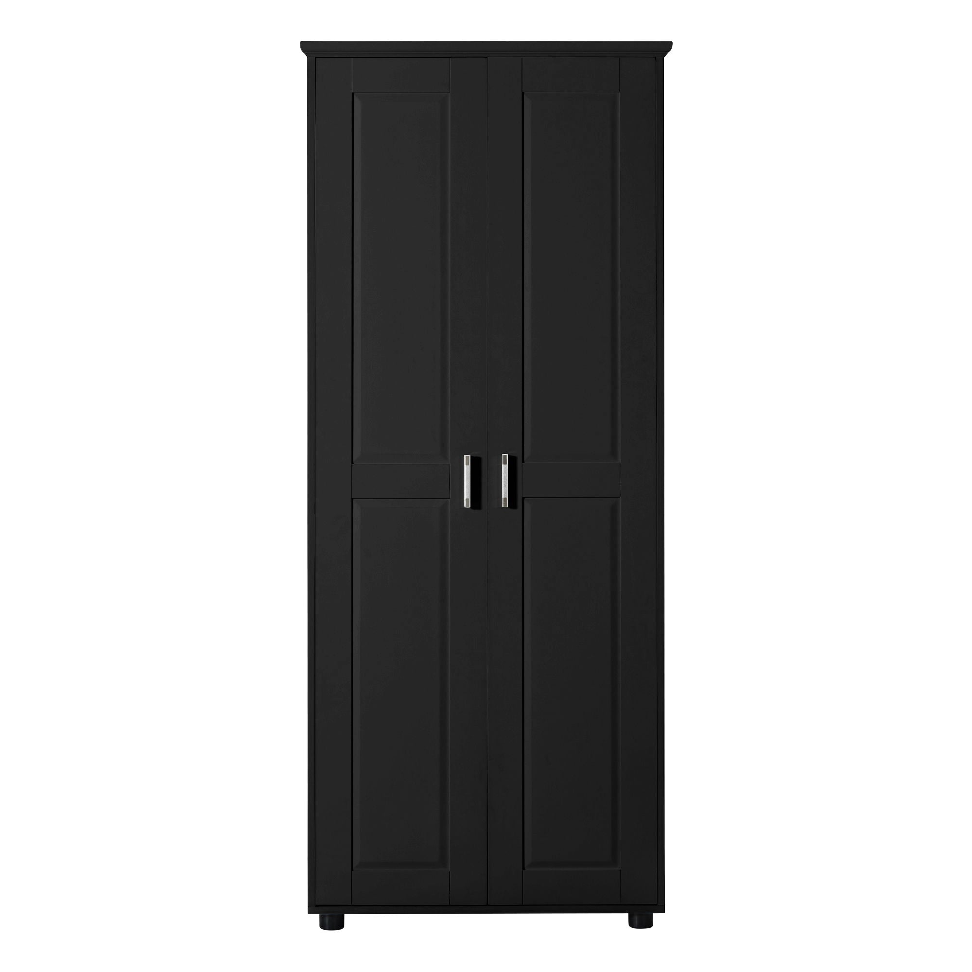 Storage Cabinet With Adjustable Shelves, 2 Doors, Rectangle Design For Bathroom