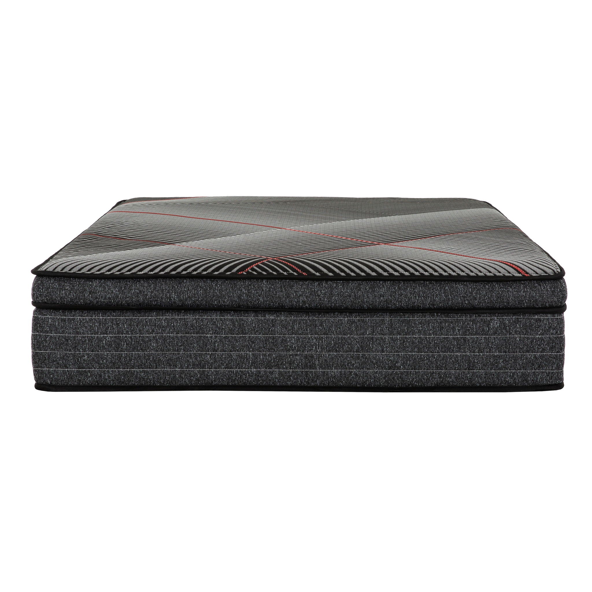 15" Euro Top Gel Memory Foam Hybrid Mattress With Pocket Coils, Cooling & Edge Support - Black - Queen