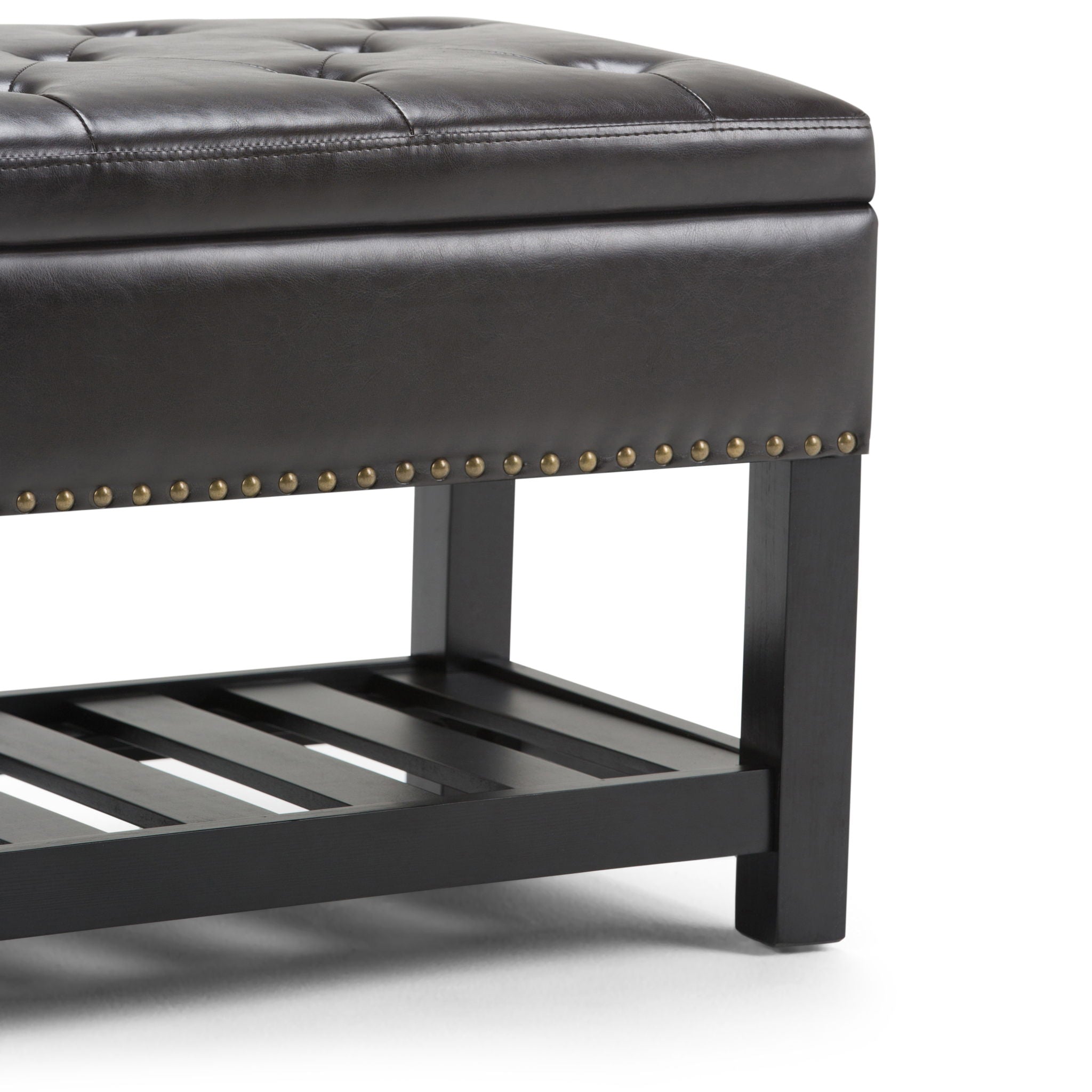 Lomond - Storage Ottoman Bench - Tanners Brown