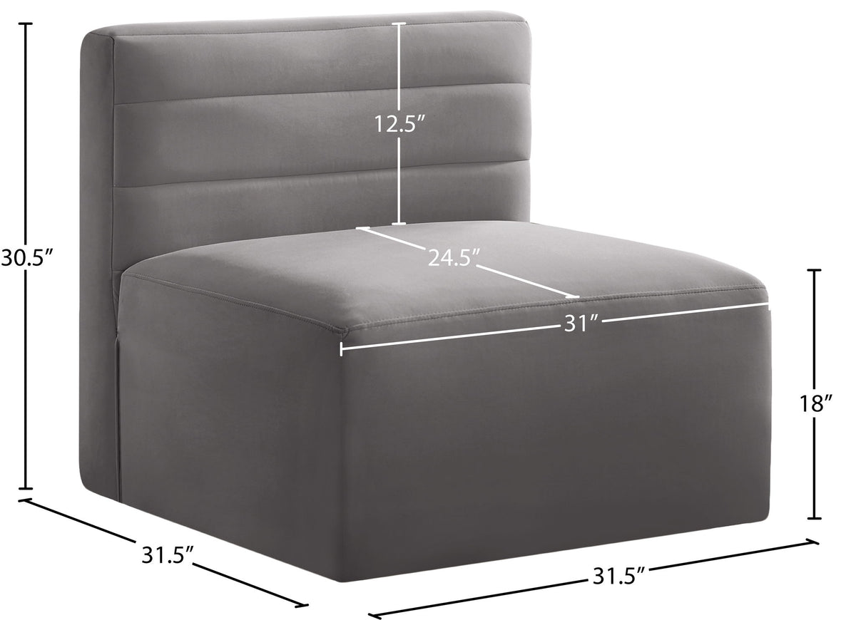 Quincy - Modular Armless Chair