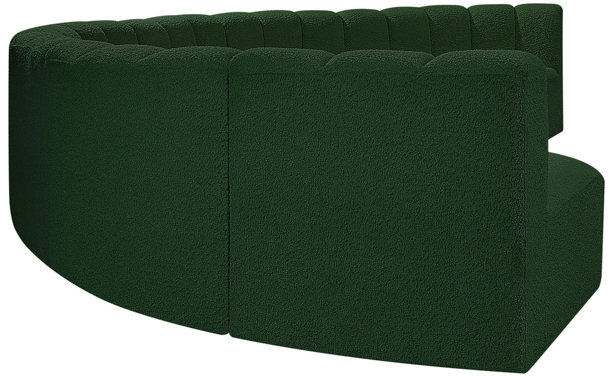 Arc - Boucle Fabric 8 Piece U-Shaped Modular Sofa