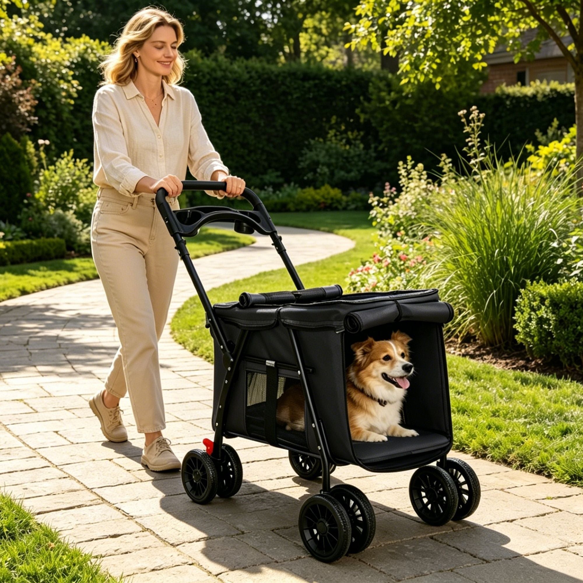 Pet Stroller For Small / Medium Pets