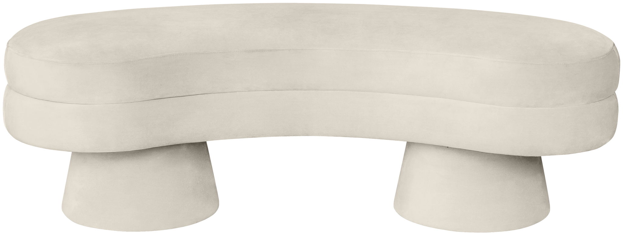 Zenna - Velvet Bench