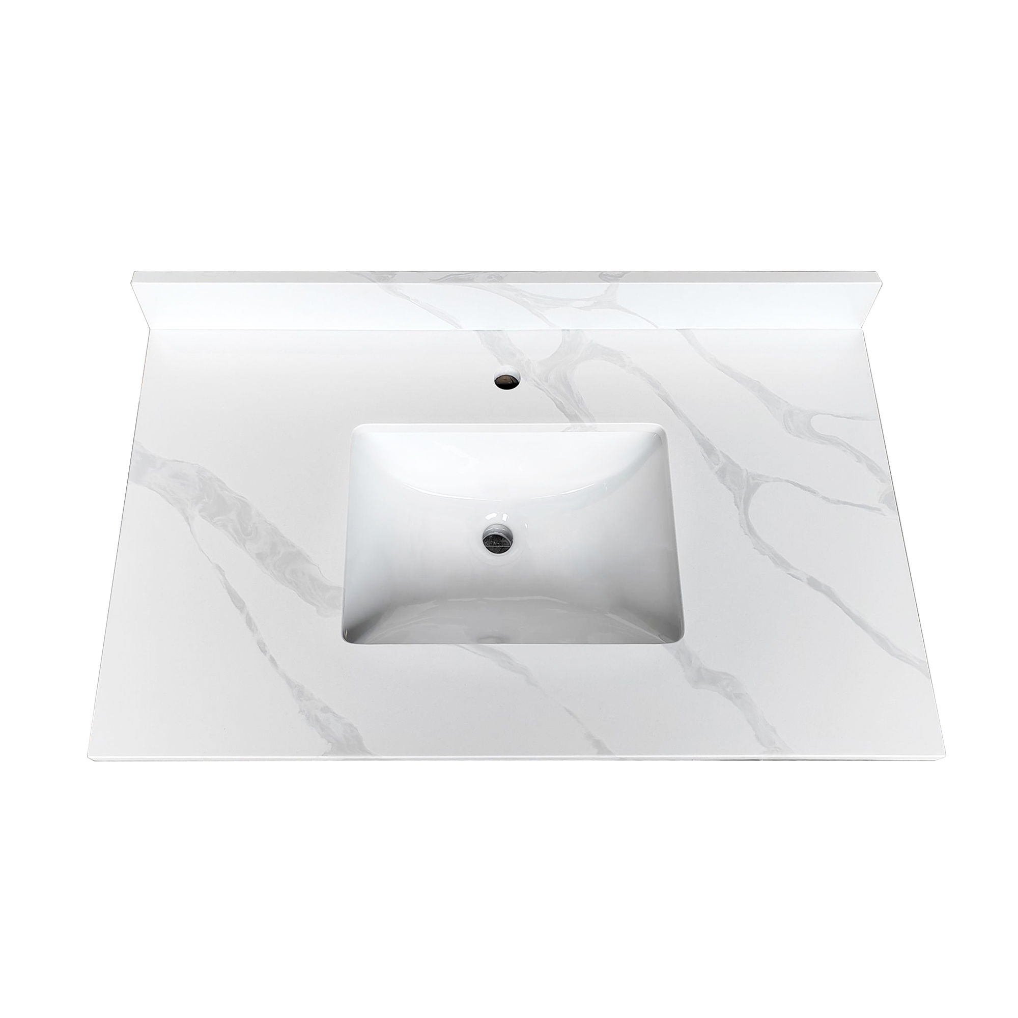 Bathroom Vanity Top With Undermount Single Bowl Sink