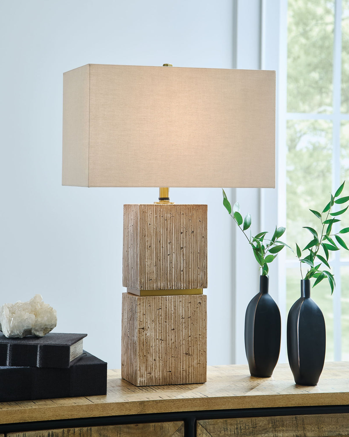 Laddner - Poly Table Lamp - Beige