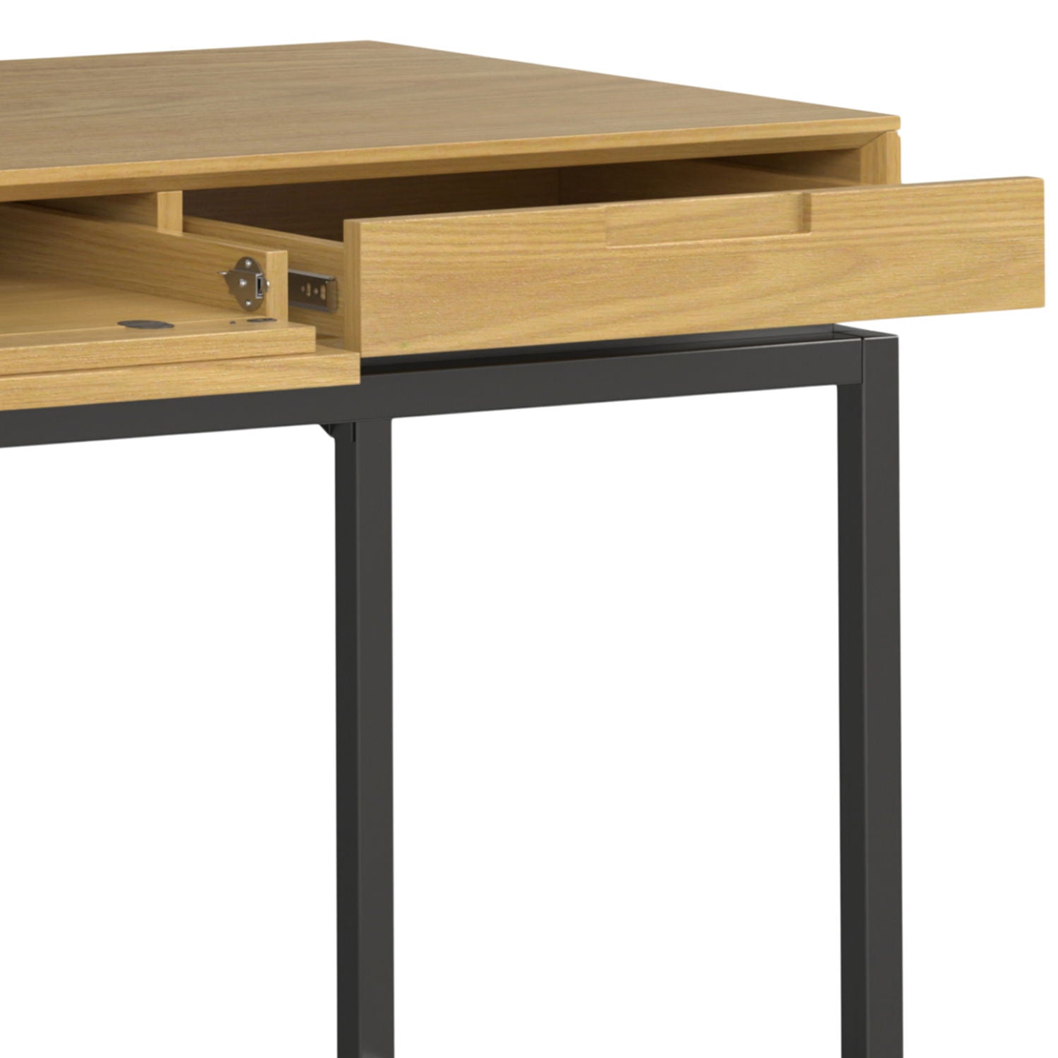 Banting - Wide Desk - Oak Veneer
