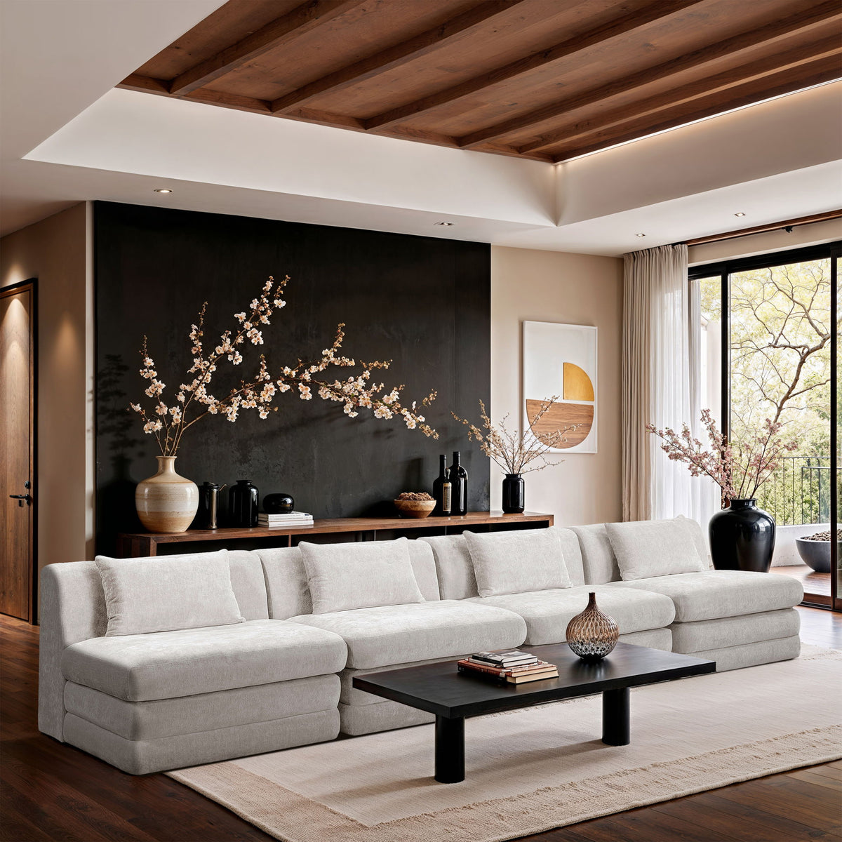 Stellar - 4 Piece Upholstered Modular Sectional