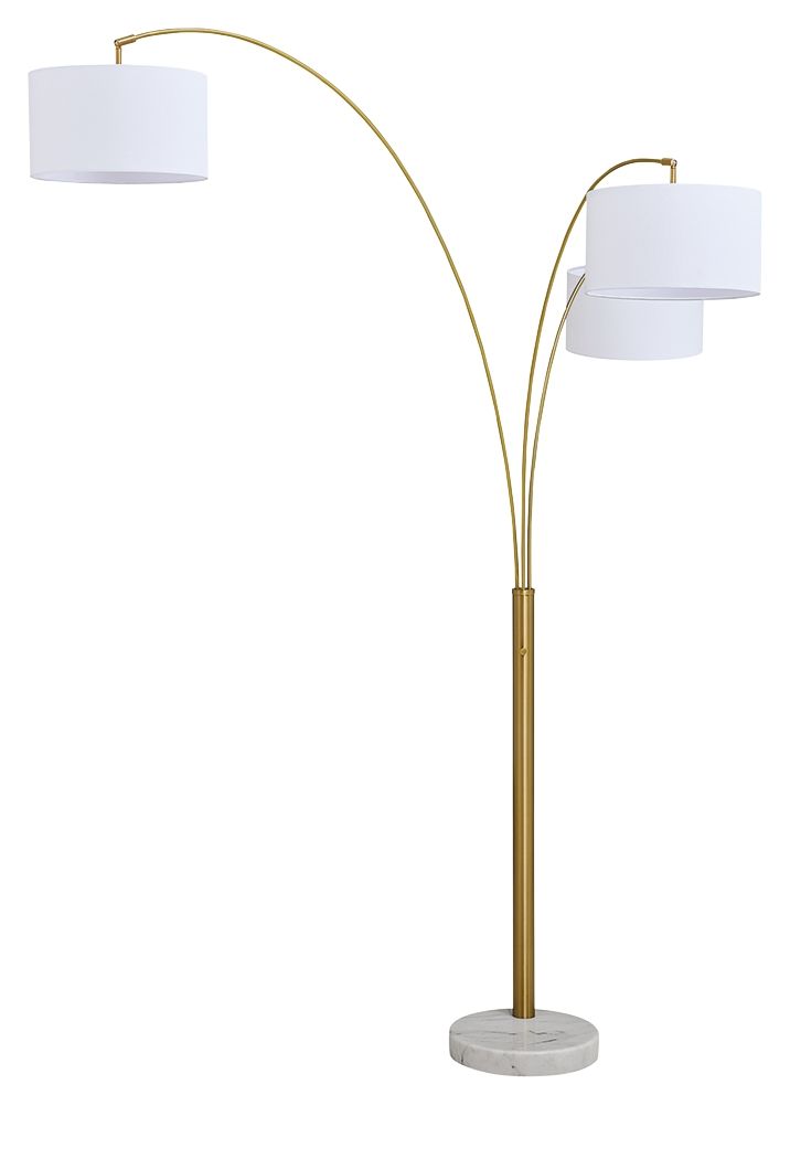Valo - Metal Arc Lamp - Gold Finish