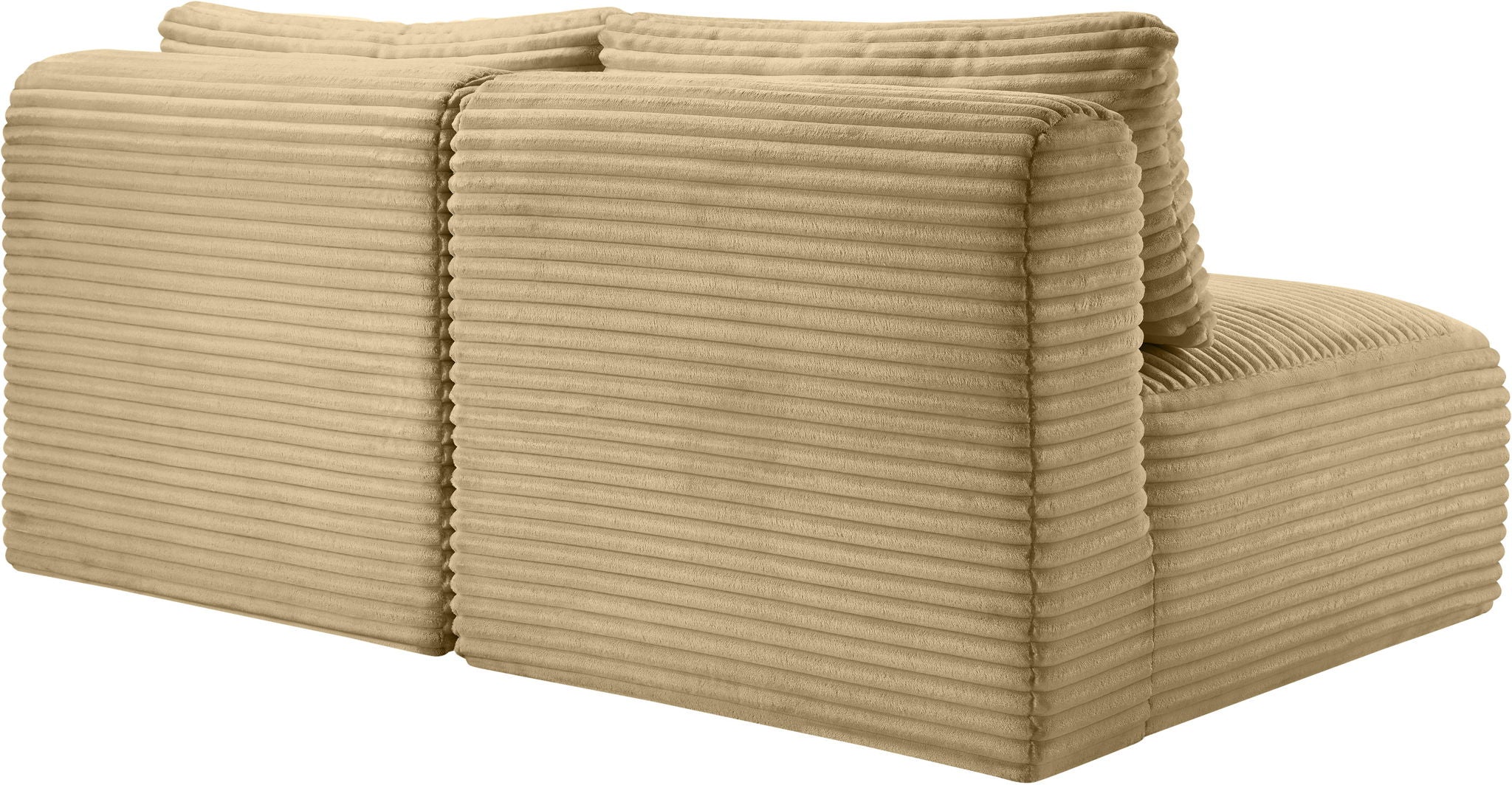 Shaggy - 2 Seat Modular Armless Sofa