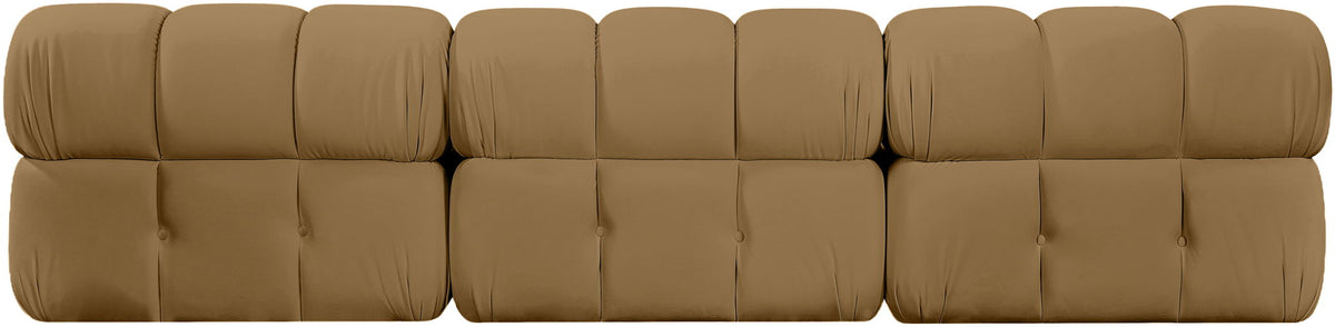 Orin - Velvet 3 Piece Modular Sofa