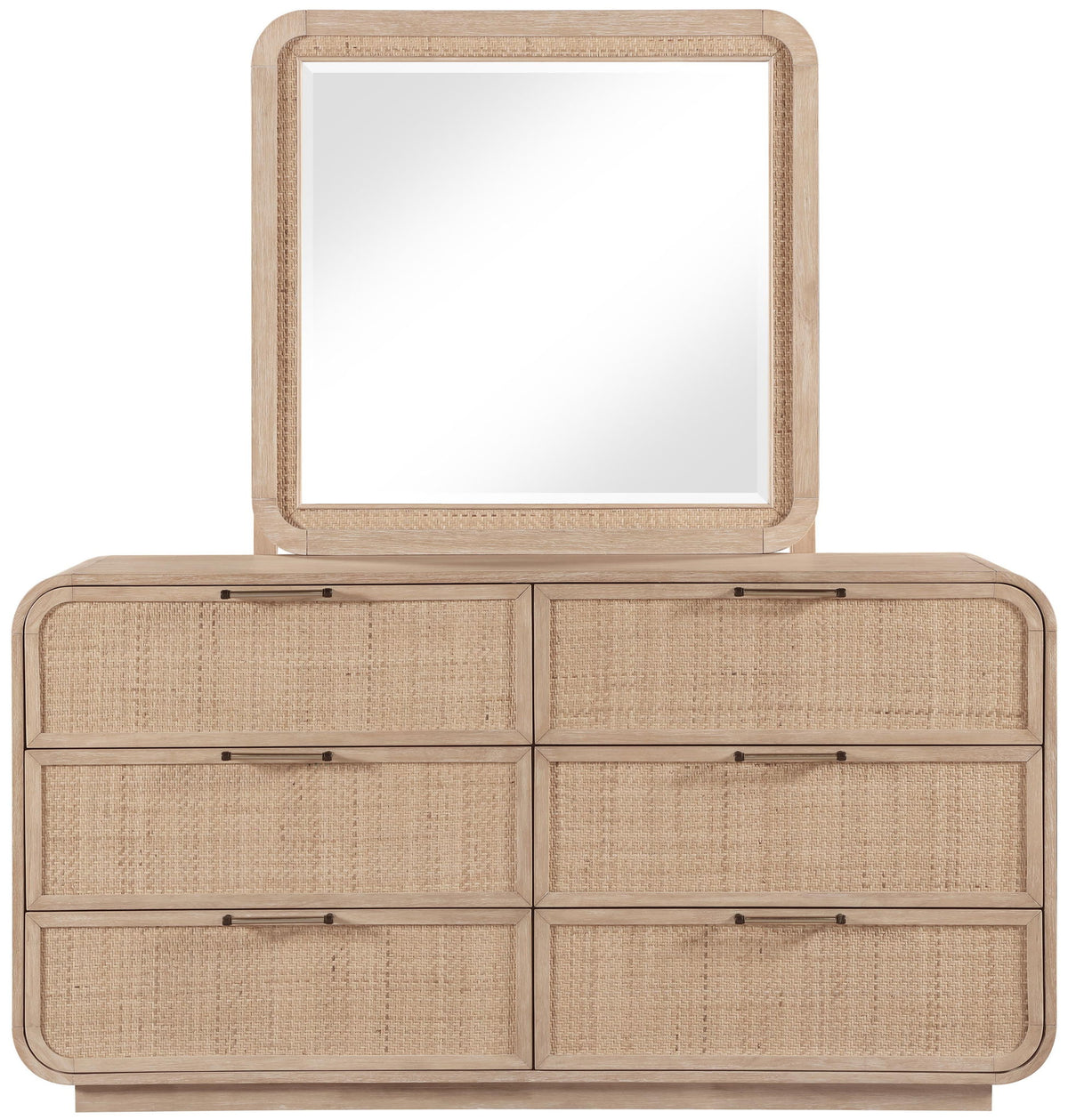 Windsor - Rubberwood Mirror - Natural