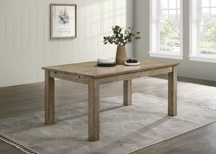 Cardova 87-inch Solid Wood Extension Dining Table Vineyard Oak