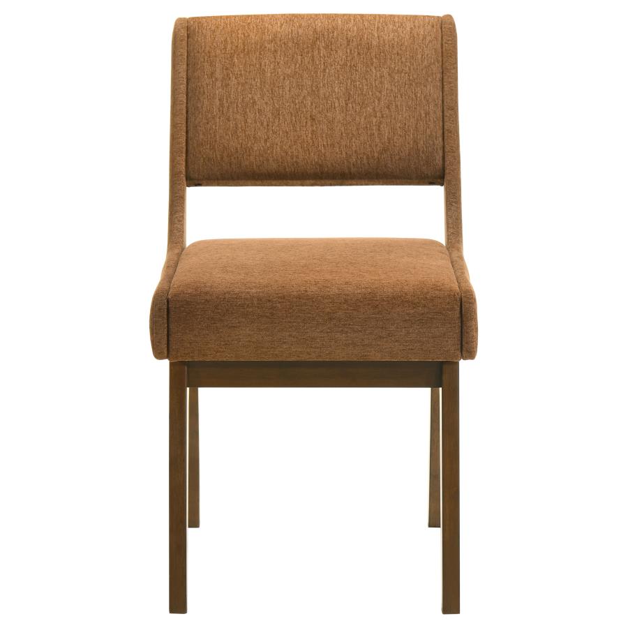 Galindo Upholstered Dining Side Chair Nutmeg (Set of 2)