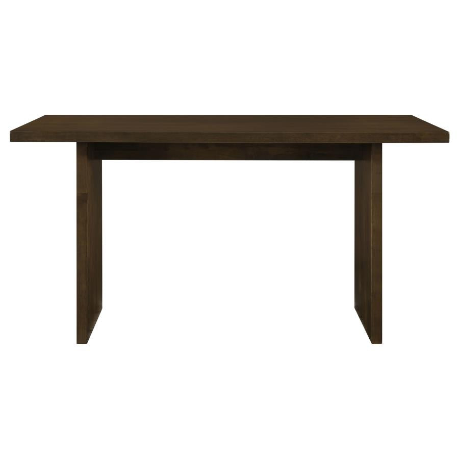 Decker 7-piece 70-inch Counter Height Dining Set Black and Walnut