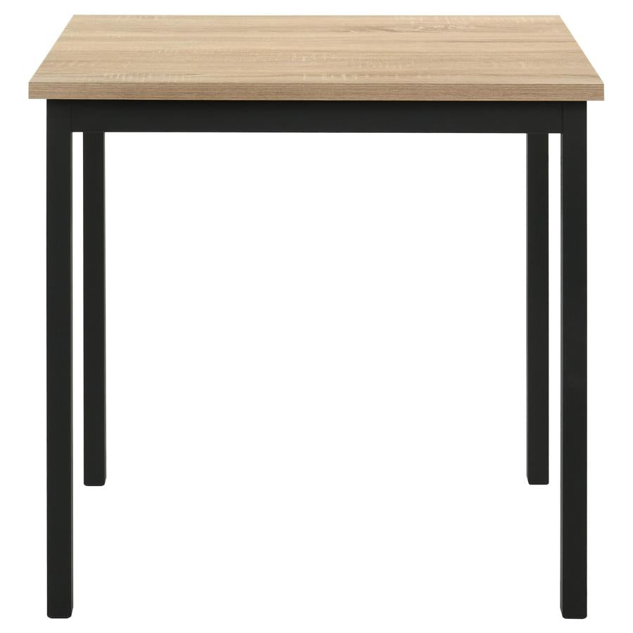 Garza 5-piece Space Saving Rectangular Dining Table Greige Oak