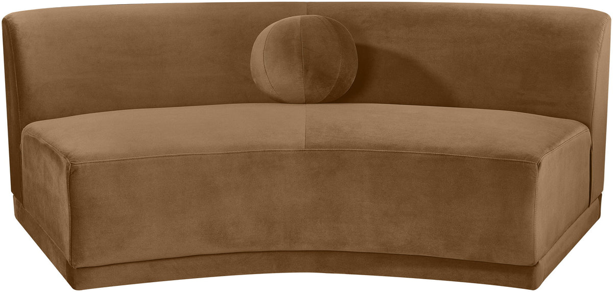 Avra - Velvet Performance Fabric Upholstered Armless Sofa